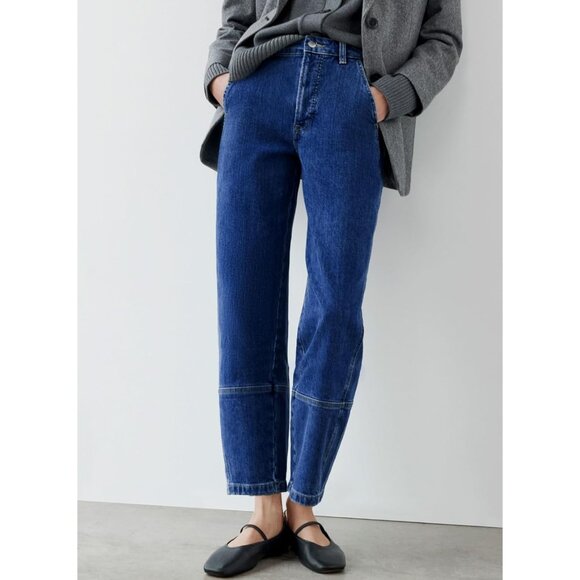 Wide Leg High Waisted Stretch Denim Jeans for Women Casual Comfortable - Picture 4 of 8